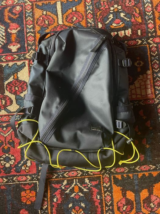 Porter Things Nylon-Twill and Cubic Eye-Piqué Backpack | Grailed