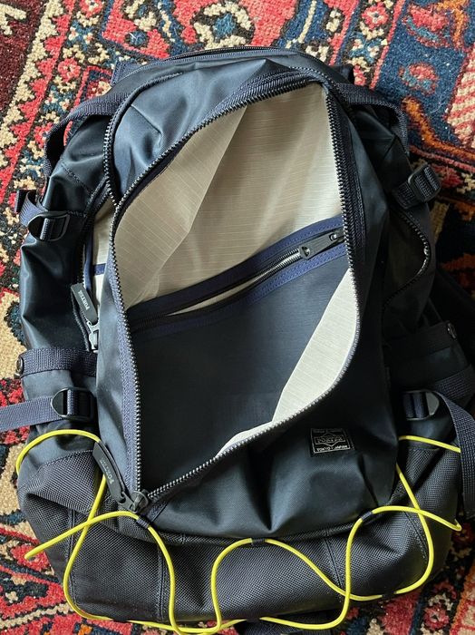Porter Things Nylon-Twill and Cubic Eye-Piqué Backpack | Grailed