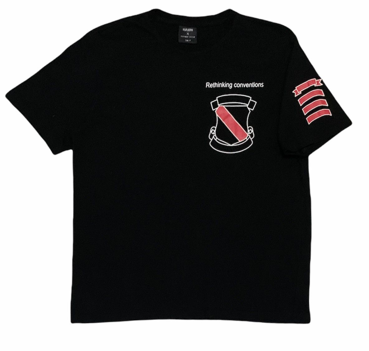 Number (N)ine Vintage Japanese Brand Number Nine X Marlboro T-shirt 2000s Size US L / EU 52-54 / 3 - 1 Thumbnail