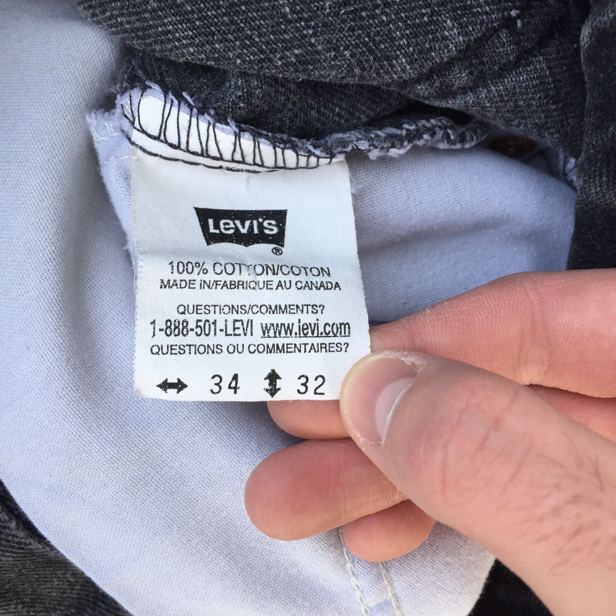 Levi's × Vintage Vintage 90s Levi’s Orange Tab Jeans Size US 34 / EU 50 - 3 Thumbnail