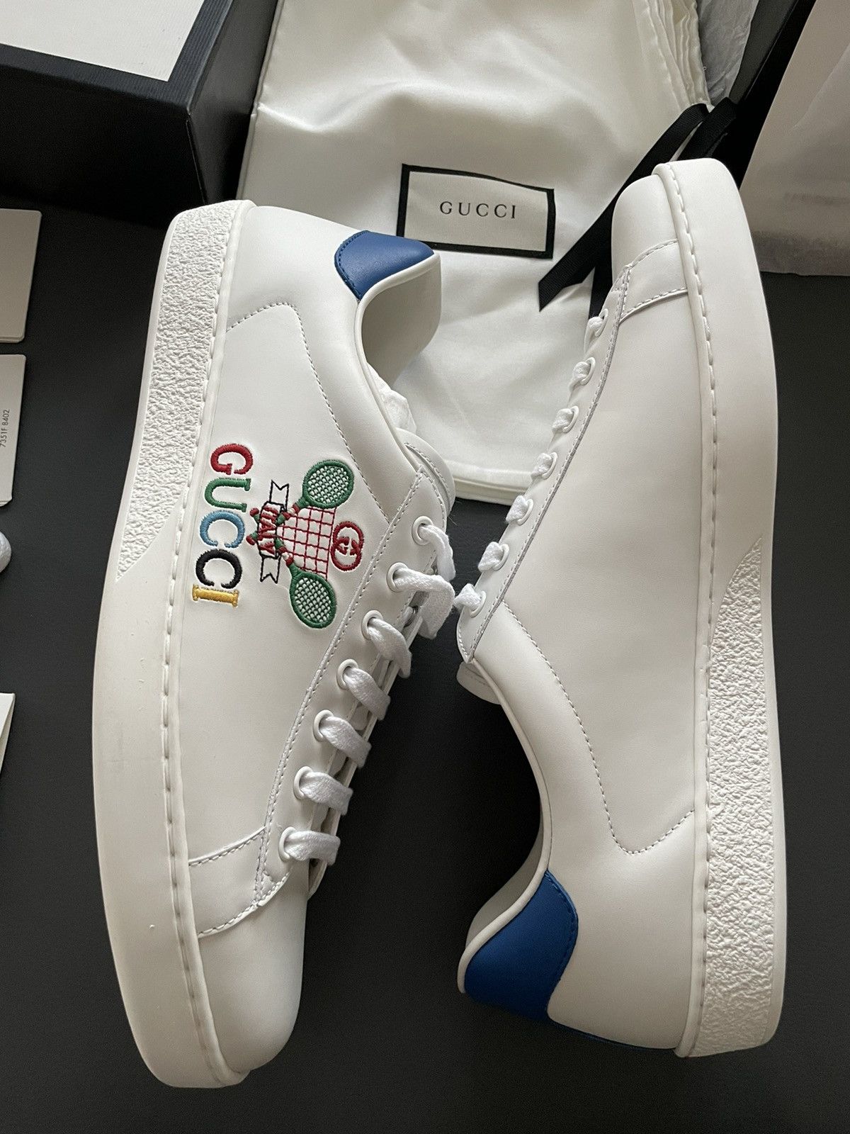 Gucci Super Runway Gucci Tennis Sneaker Brand New Size US 10 / EU 43 - 8 Thumbnail
