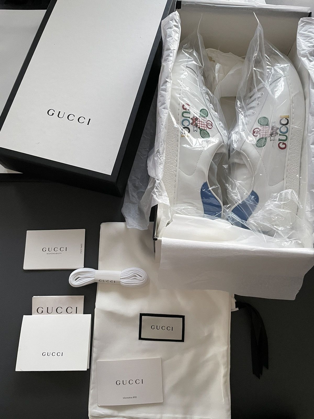 Gucci Super Runway Gucci Tennis Sneaker Brand New Size US 10 / EU 43 - 10 Thumbnail