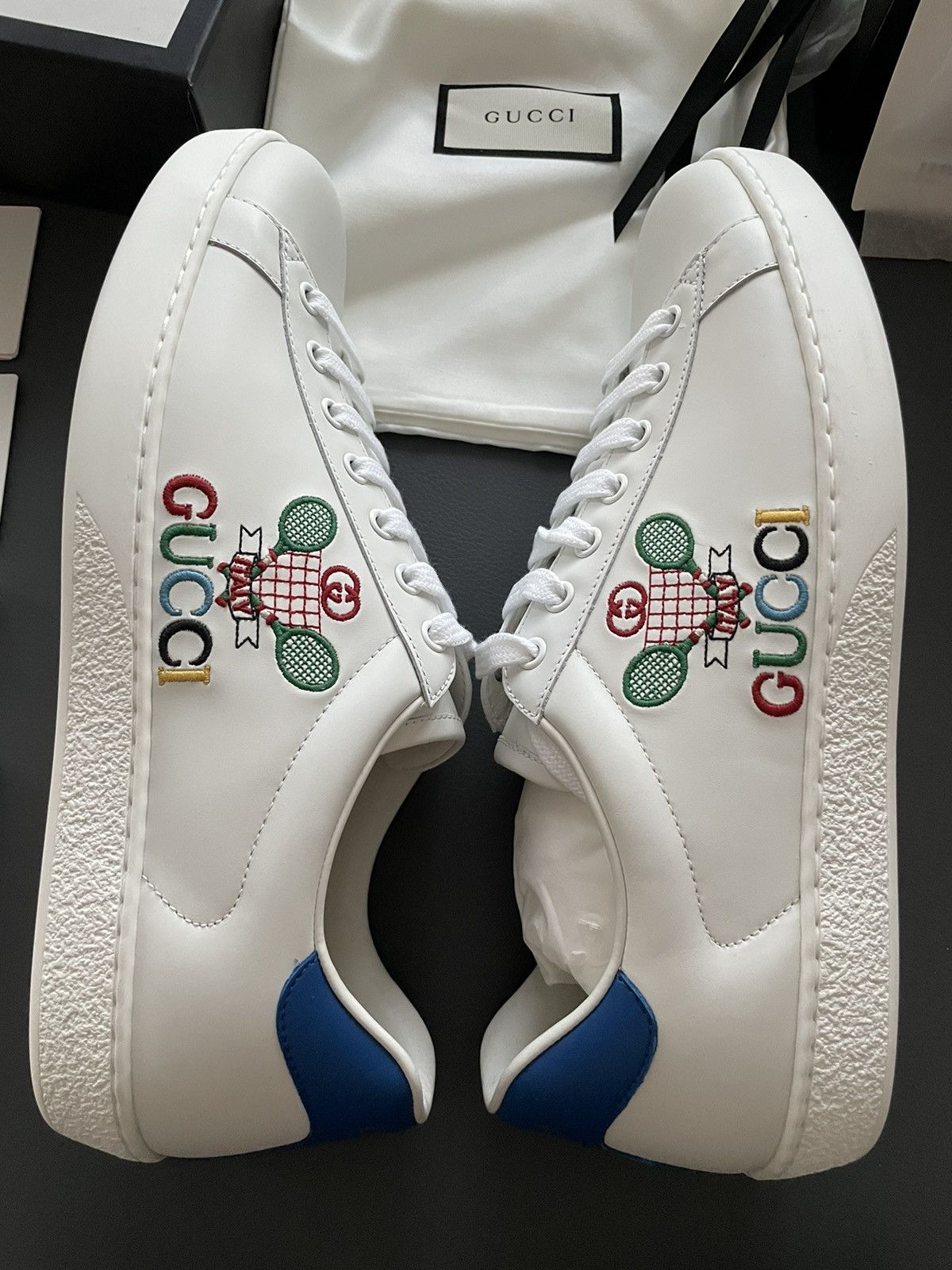 Gucci Super Runway Gucci Tennis Sneaker Brand New Size US 10 / EU 43 - 2 Thumbnail