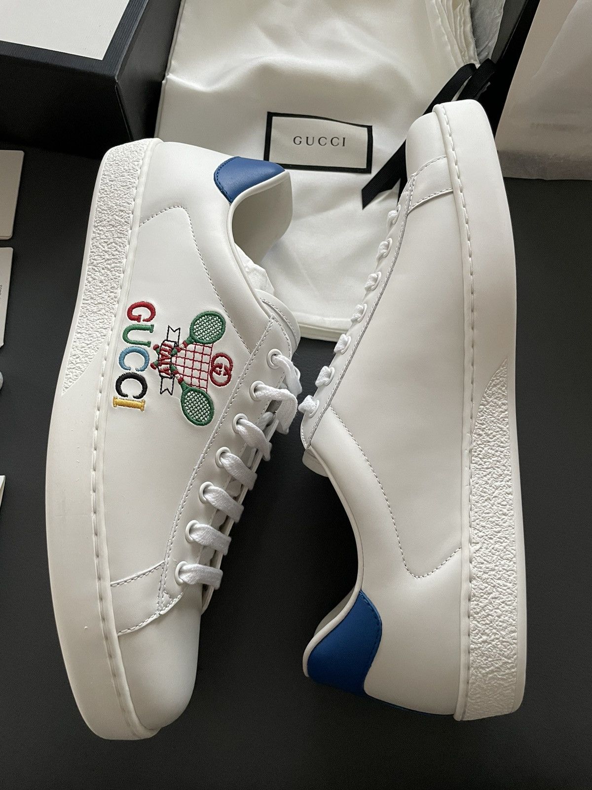 Gucci Super Runway Gucci Tennis Sneaker Brand New Size US 10 / EU 43 - 20 Thumbnail