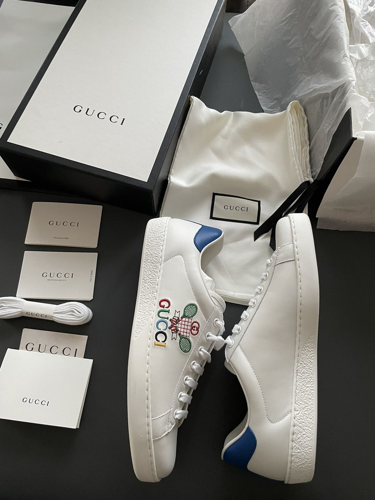 Gucci Super Runway Gucci Tennis Sneaker Brand New Size US 10 / EU 43 - 21 Thumbnail