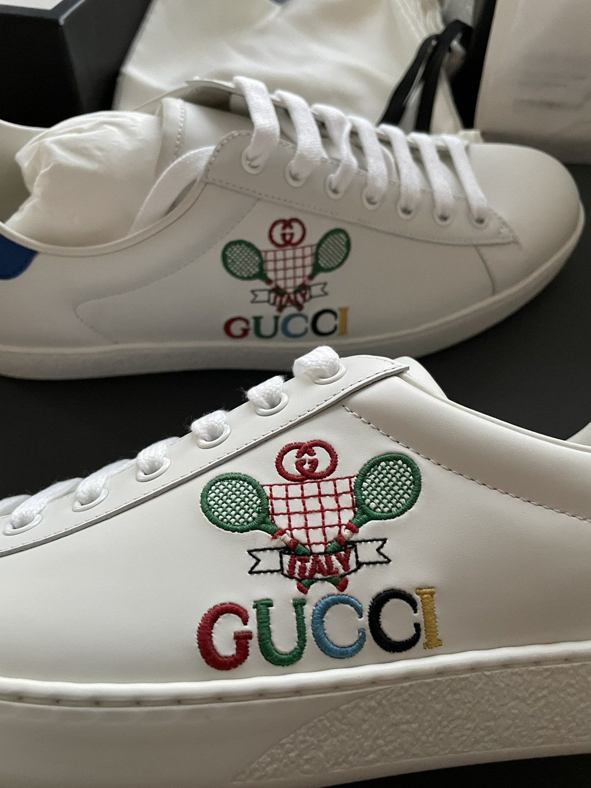 Gucci Super Runway Gucci Tennis Sneaker Brand New Size US 10 / EU 43 - 3 Thumbnail