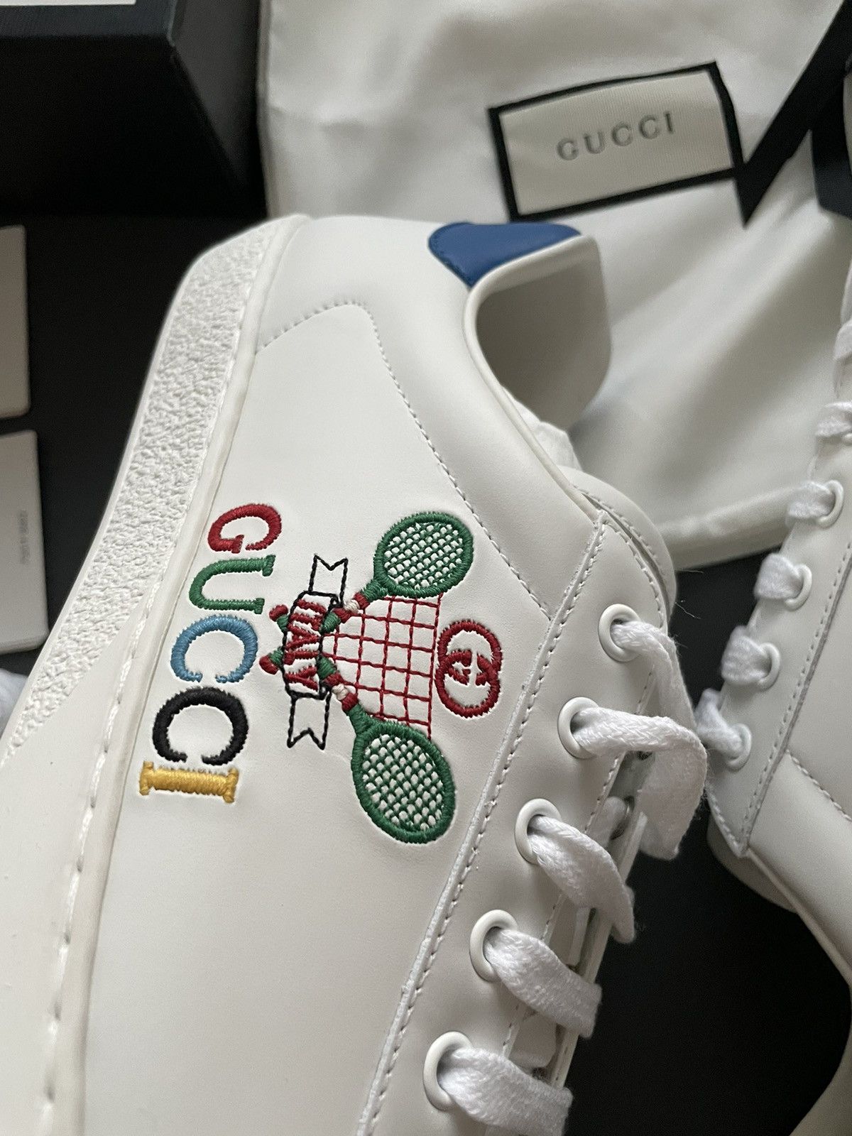 Gucci Super Runway Gucci Tennis Sneaker Brand New Size US 10 / EU 43 - 22 Thumbnail