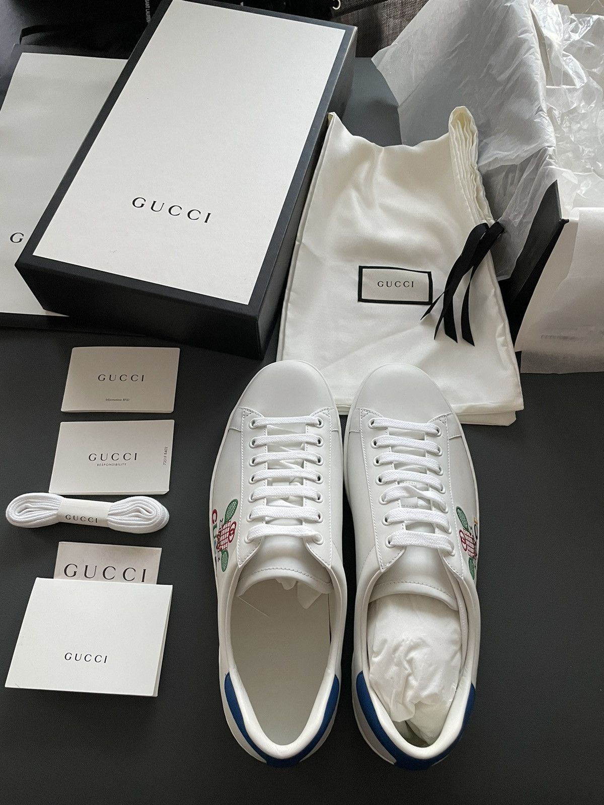 Gucci Super Runway Gucci Tennis Sneaker Brand New Size US 10 / EU 43 - 11 Thumbnail