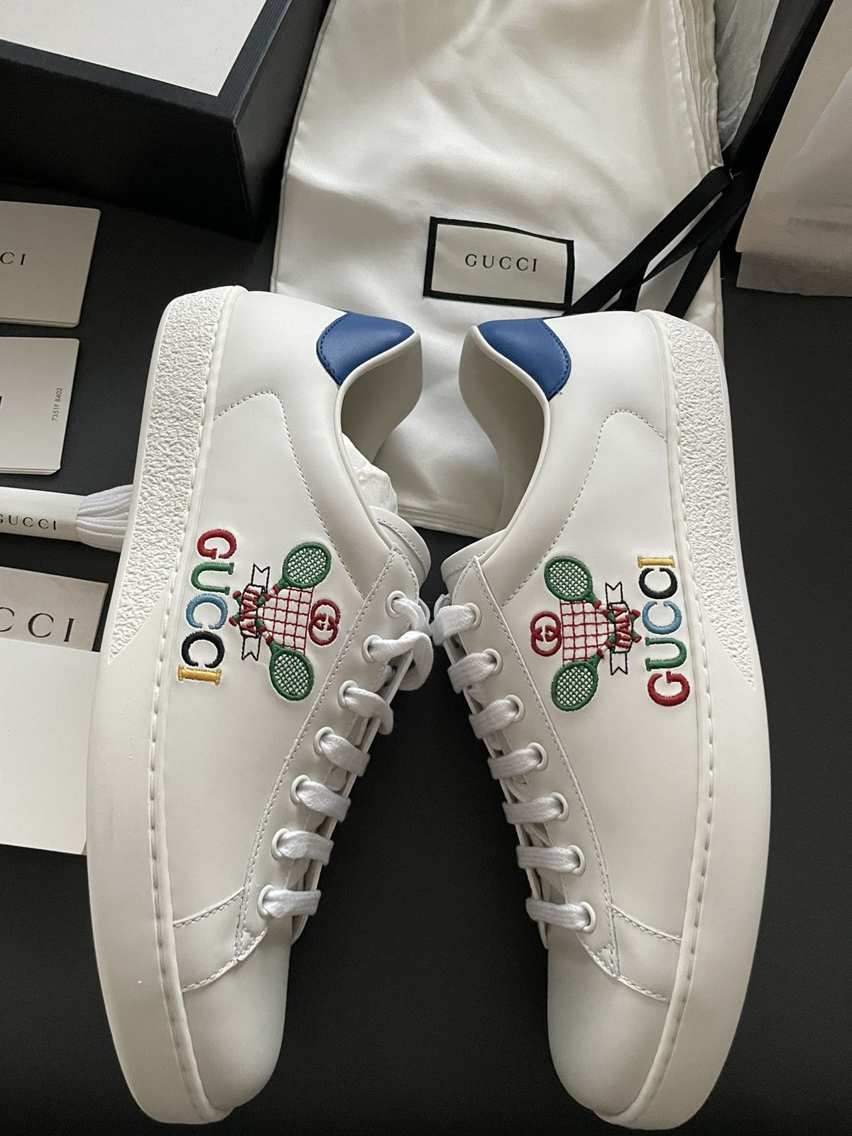 Gucci Super Runway Gucci Tennis Sneaker Brand New Size US 10 / EU 43 - 9 Thumbnail