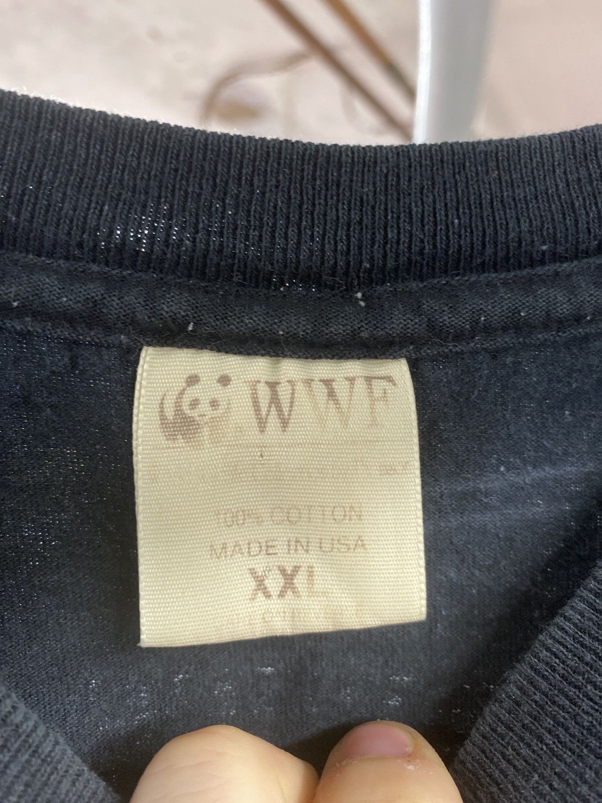 Vintage Vintage 1993 World Wildlife Fund Giraffe Nature Graphic tee Size US XXL / EU 58 / 5 - 3 Thumbnail