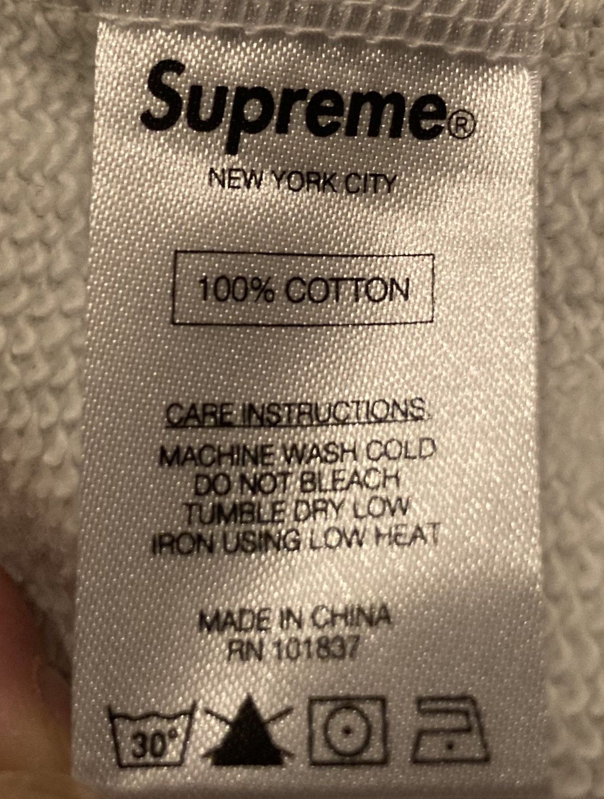 Supreme Supreme CDG Harold Hunter black white hoody sweater medium Size US M / EU 48-50 / 2 - 7 Thumbnail