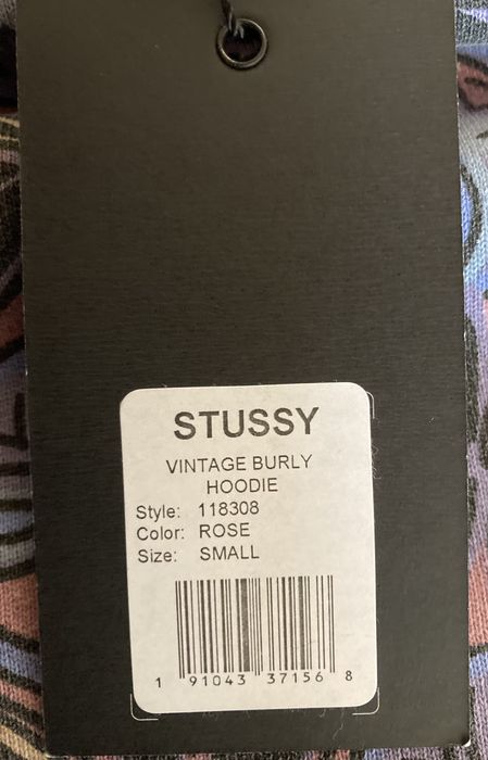 Stussy vintage hot sale burly hoodie