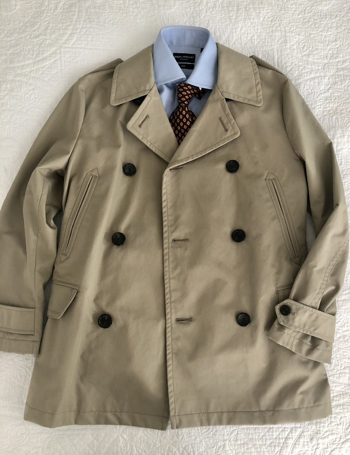 Men's raincoat modern - Main Image