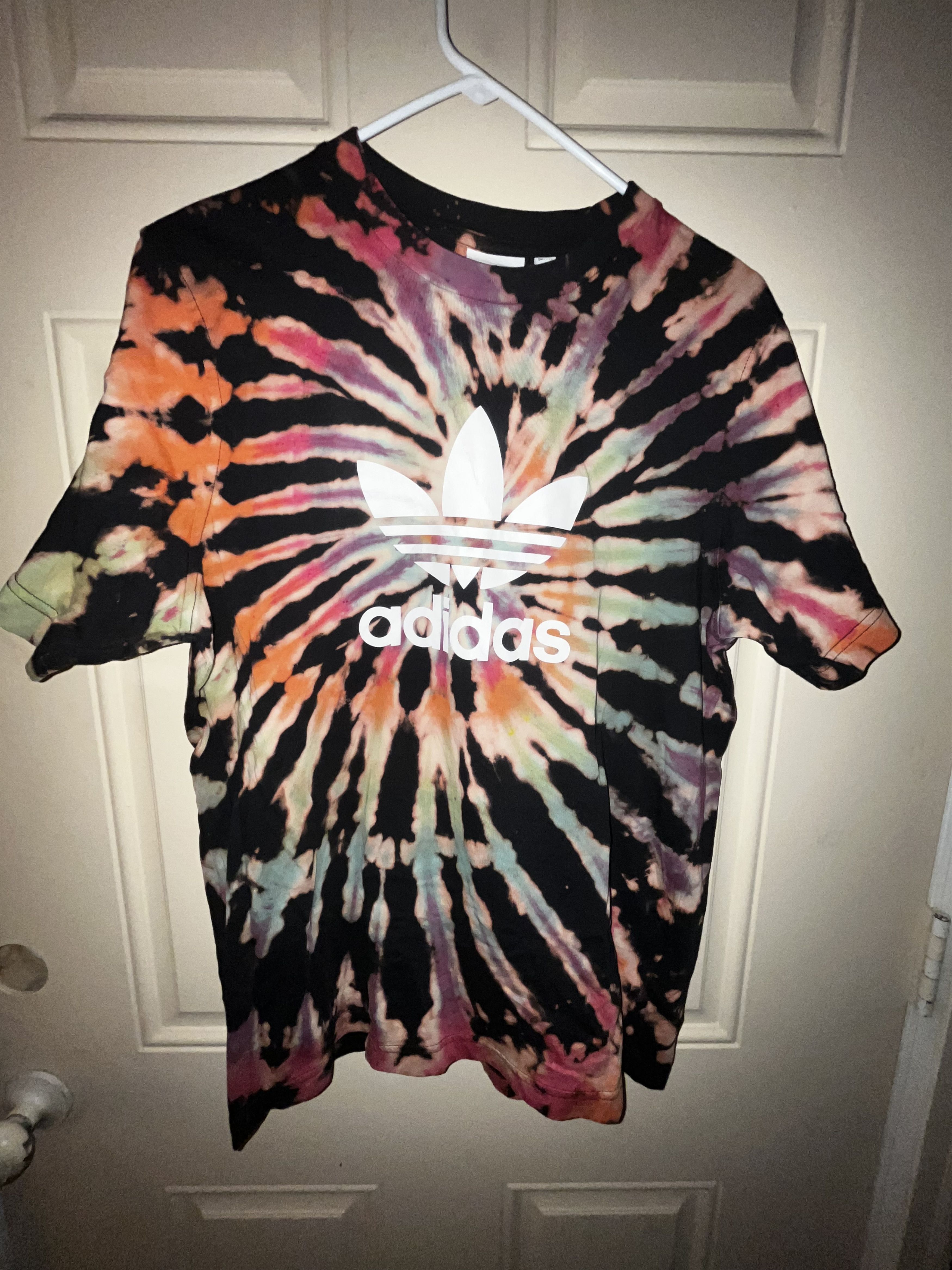 mens adidas tie dye t shirt