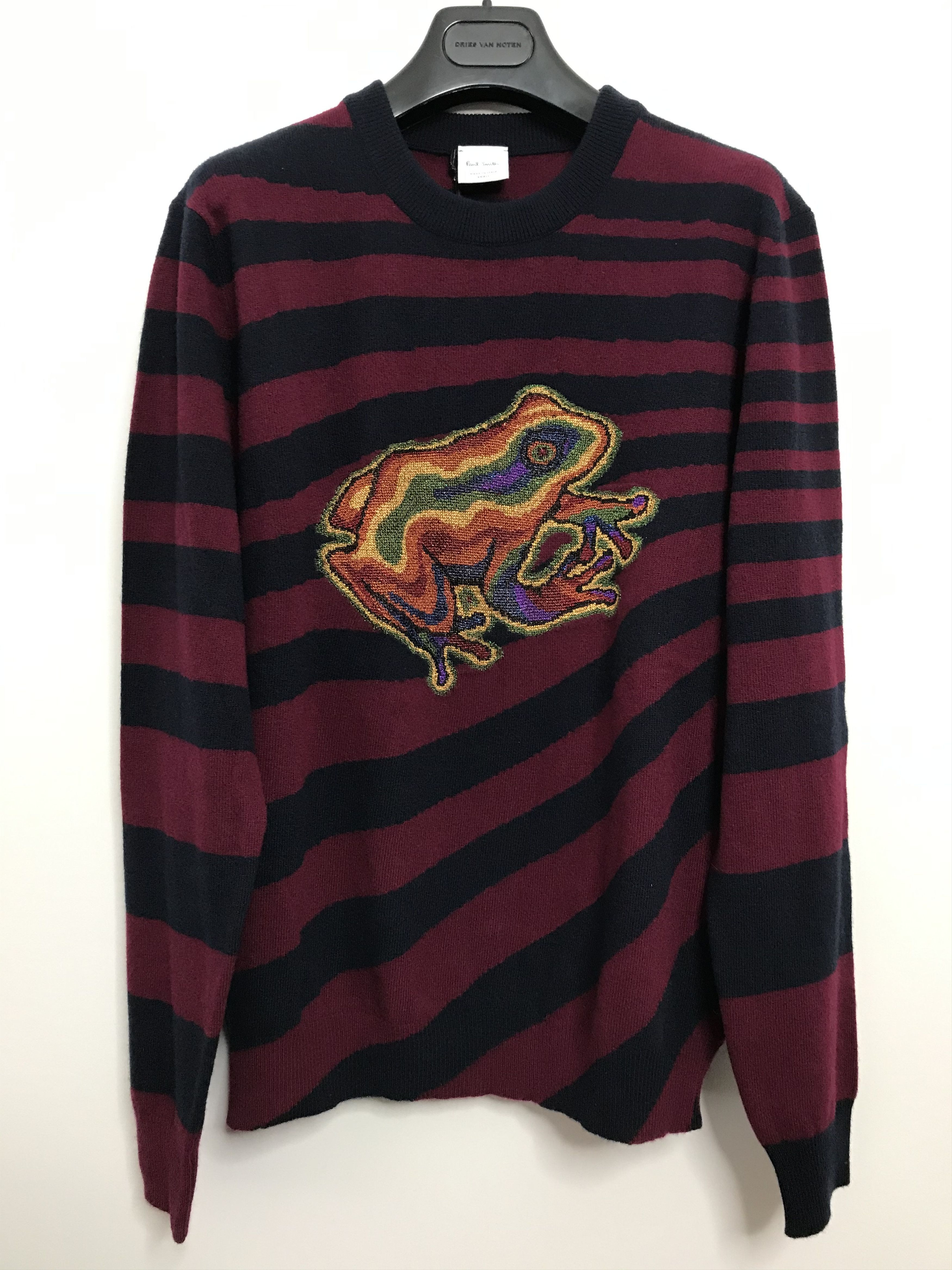Paul Smith Mainline Stripe Psychedelic Frog Wool Dreamer Knit Sweater Grailed