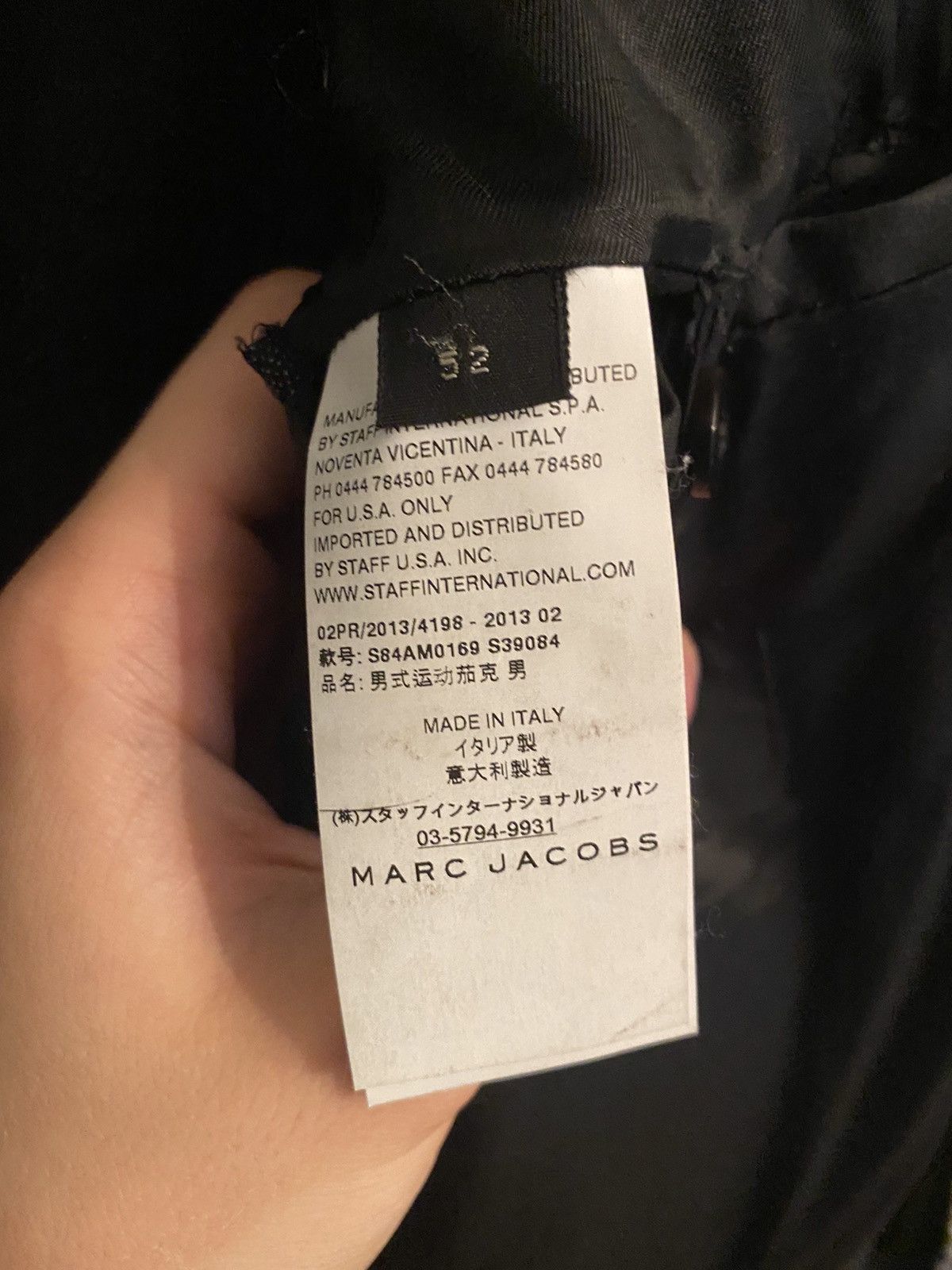 Marc Jacobs Marc Jacobs biker jacket with leather sleeves Size US L / EU 52-54 / 3 - 5 Thumbnail