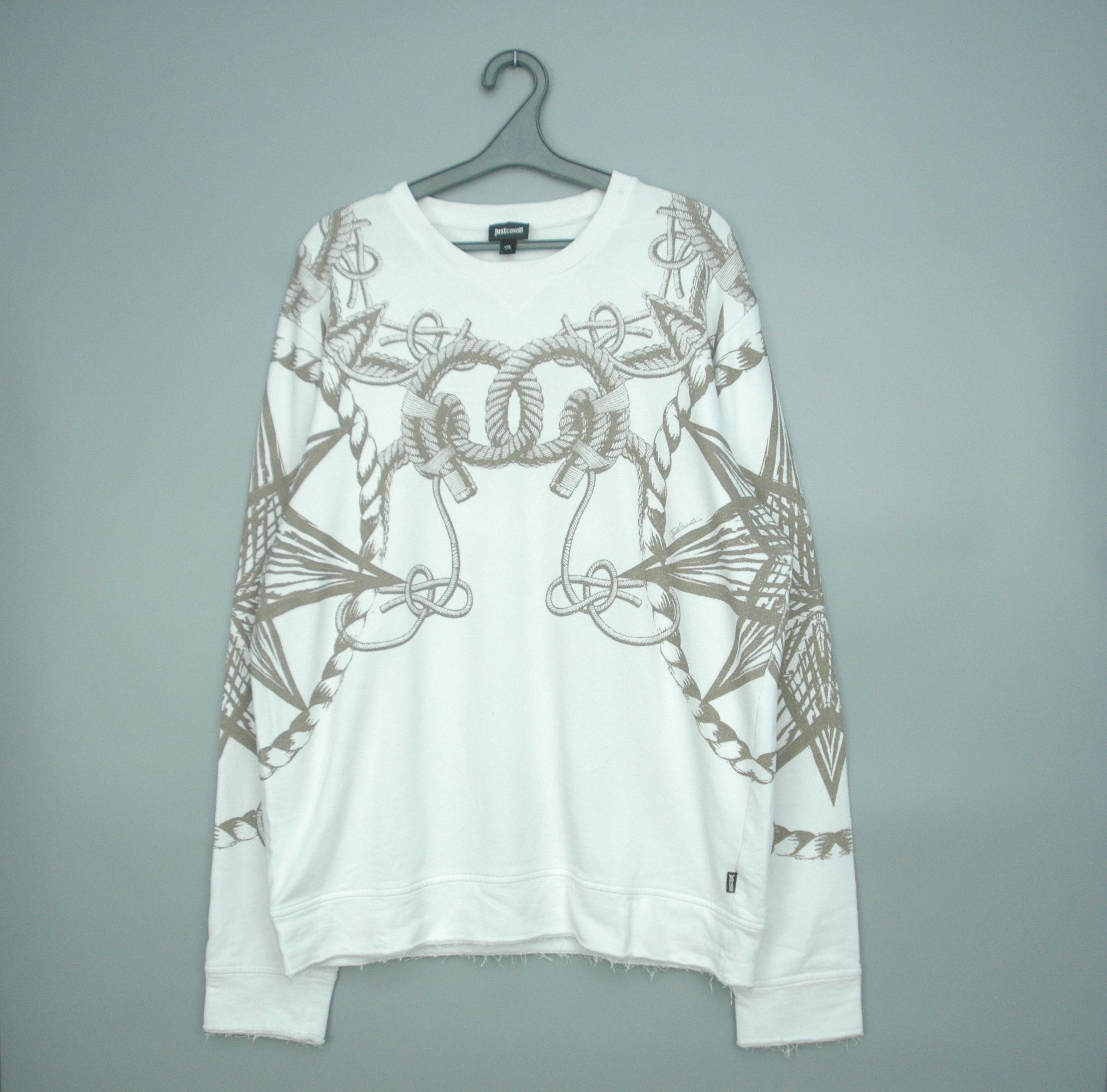 Just Cavalli Vintage Just Cavalli Printed Sweatshirt Size US XXL / EU 58 / 5 - 1 Thumbnail
