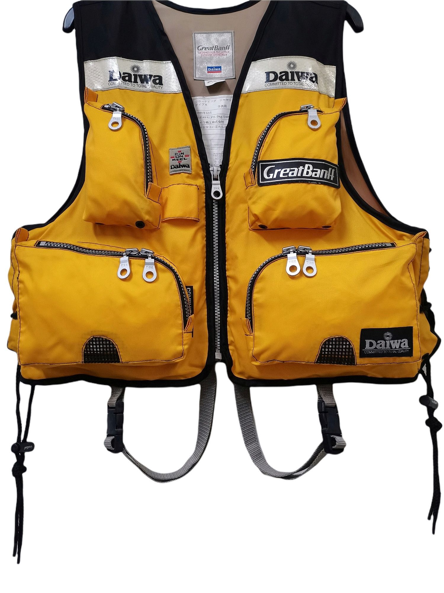 DAIWA 🔥🔥🔥Daiwa GreatBanff Fishing Gear Vest Life Jacket Rare Size US S / EU 44-46 / 1 - 8 Thumbnail