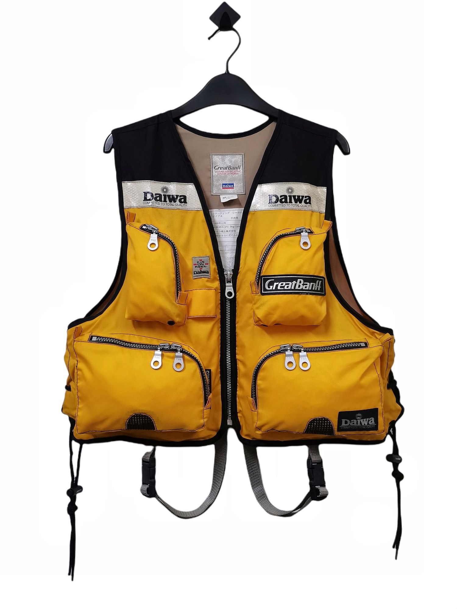 DAIWA 🔥🔥🔥Daiwa GreatBanff Fishing Gear Vest Life Jacket Rare Size US S / EU 44-46 / 1 - 6 Thumbnail