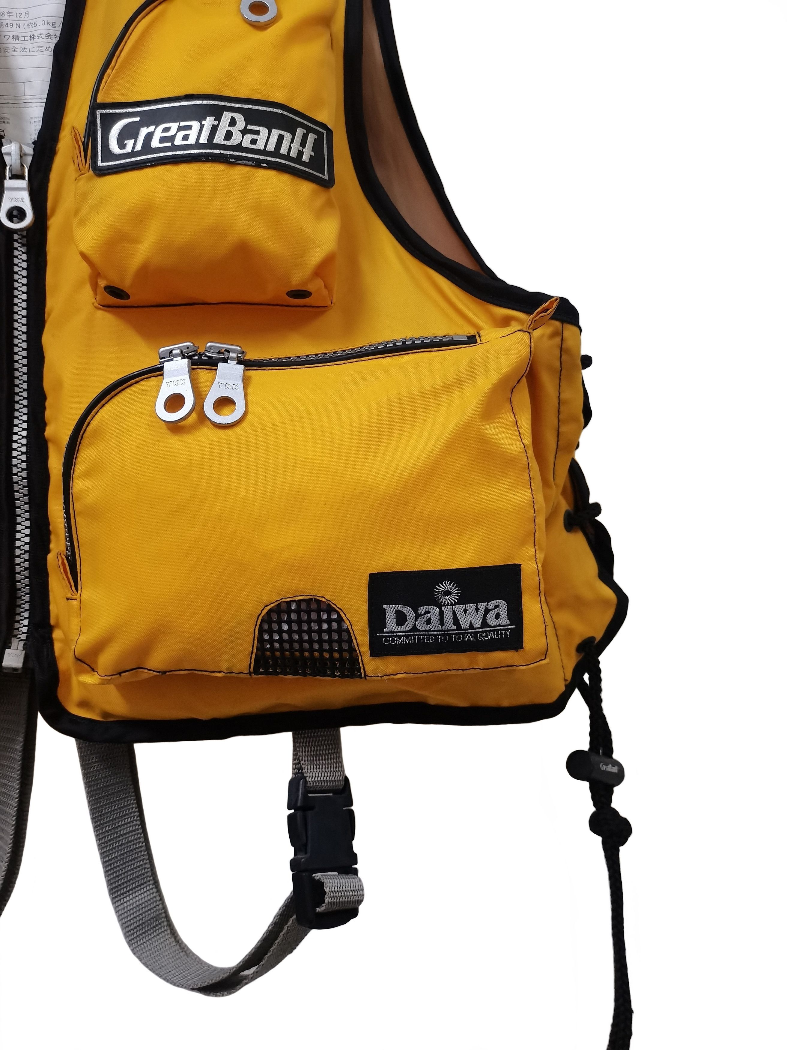 DAIWA 🔥🔥🔥Daiwa GreatBanff Fishing Gear Vest Life Jacket Rare Size US S / EU 44-46 / 1 - 11 Thumbnail