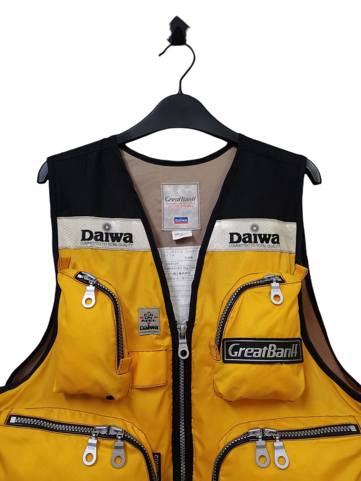 DAIWA 🔥🔥🔥Daiwa GreatBanff Fishing Gear Vest Life Jacket Rare Size US S / EU 44-46 / 1 - 7 Thumbnail