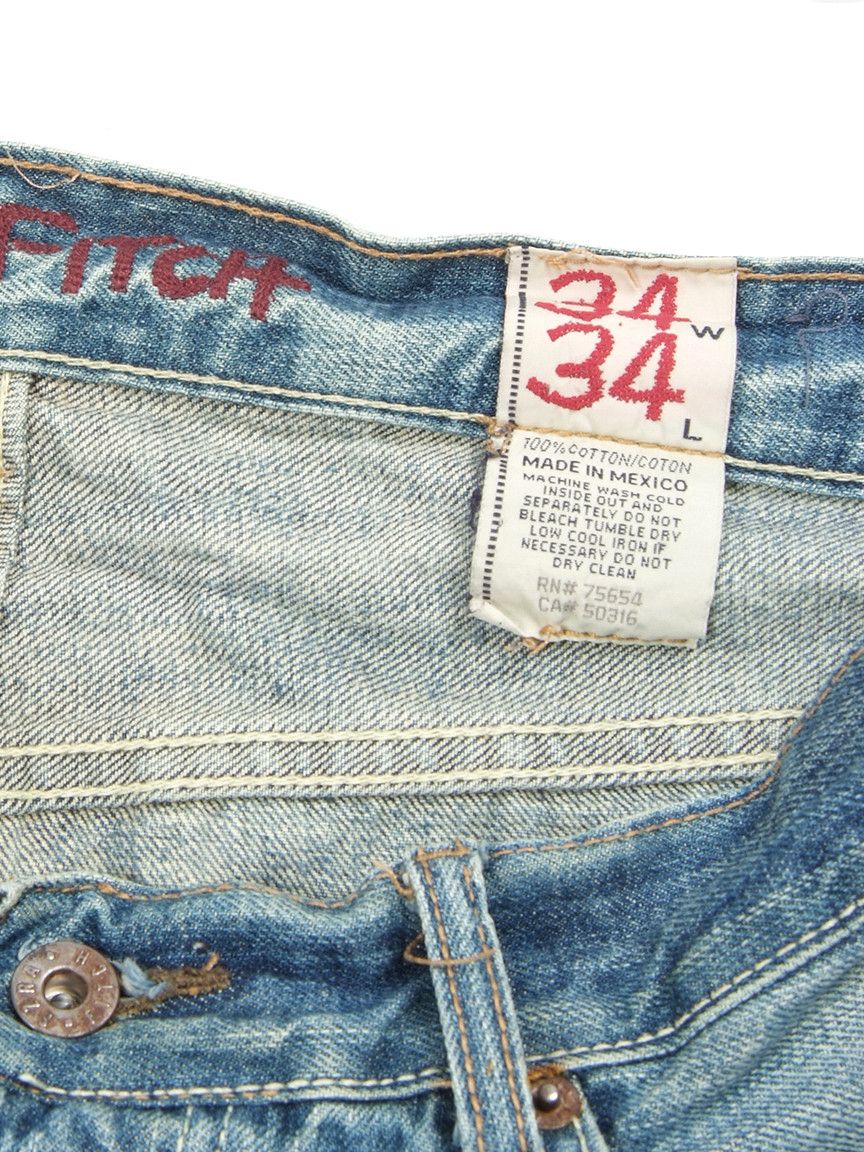 Vintage y2k Ezra Fitch Straight Relaxed Distressed Jeans Size US 34 / EU 50 - 5 Thumbnail
