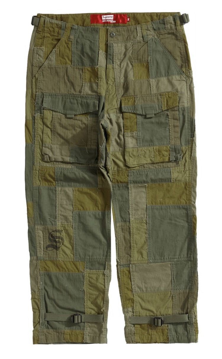 Supreme Supreme JUNYA WATANABE CDG MAN Patchwork Cargo Pant Olive ...