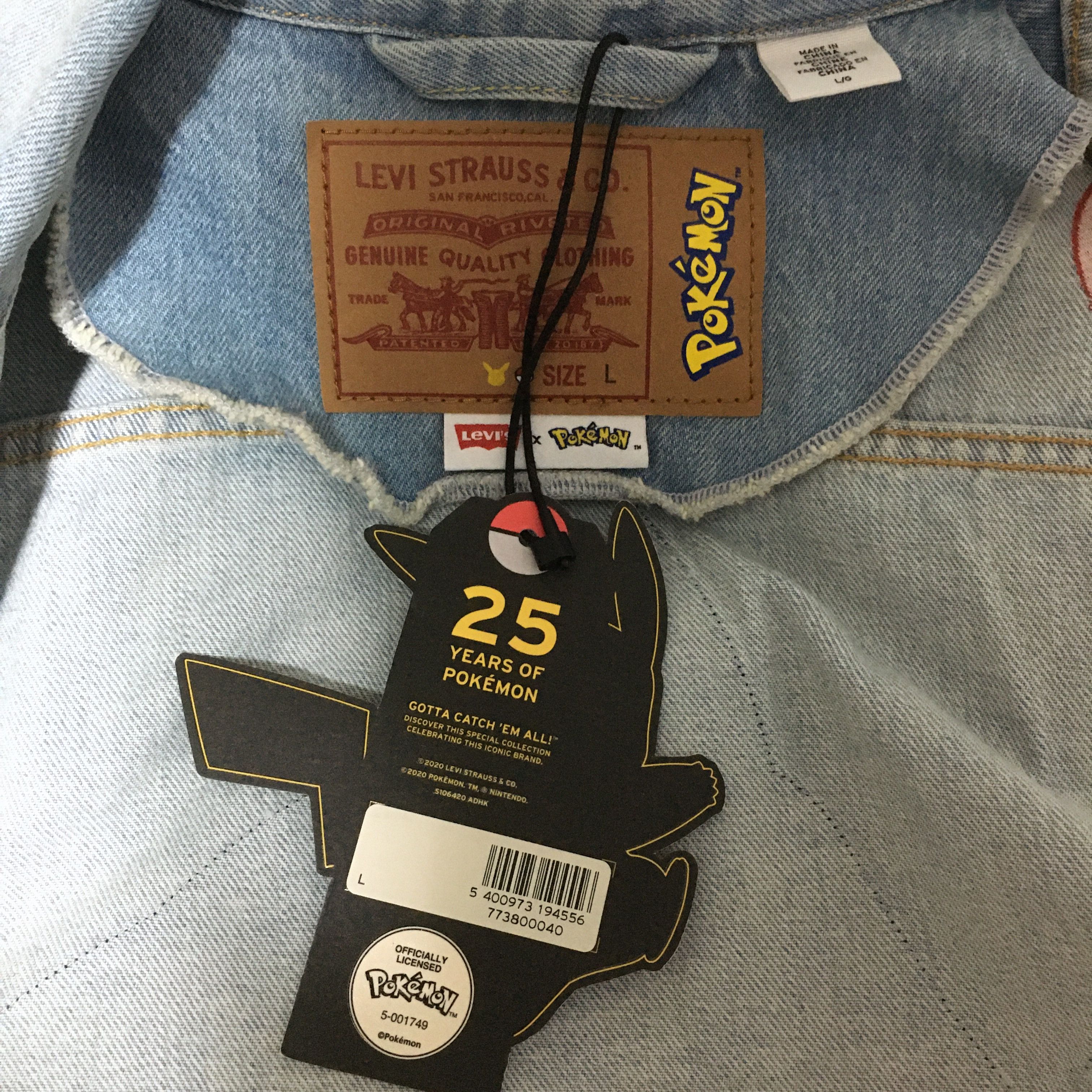 Levi's × Pokemon Levis x Pokémon Vintage Trucker Jacket DS Size US L / EU 52-54 / 3 - 10 Thumbnail