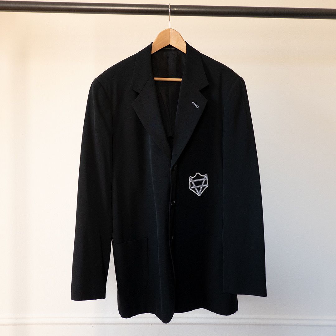 Yohji Yamamoto SS03 Pour Homme Insignia Blazer Size US M / EU 48-50 / 2 - 2 Thumbnail