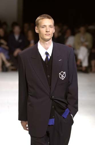 Yohji Yamamoto SS03 Pour Homme Insignia Blazer Size US M / EU 48-50 / 2 - 1 Thumbnail