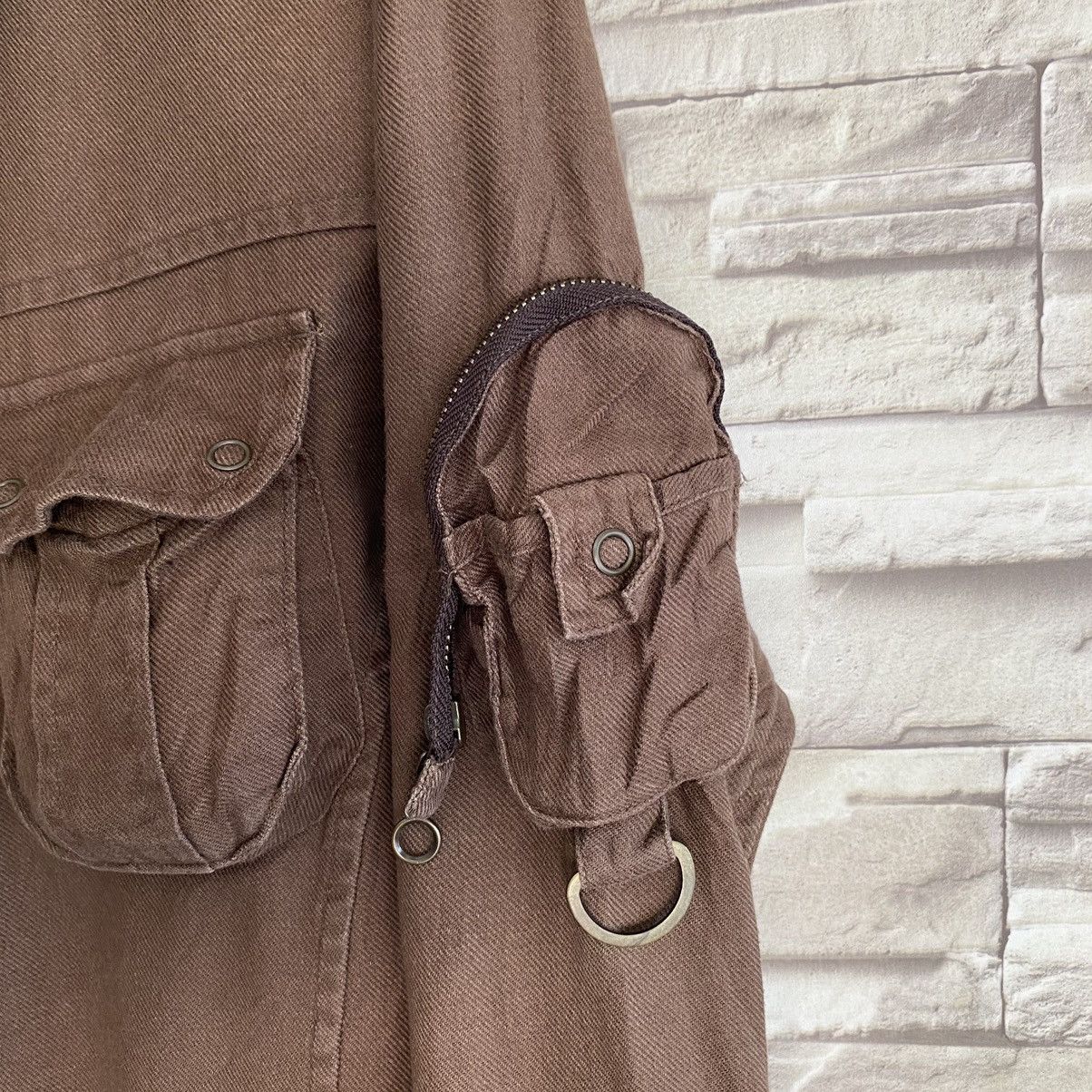 Japanese Brand Vintage Tete Homme Cargo Shirt Size US L / EU 52-54 / 3 - 6 Thumbnail