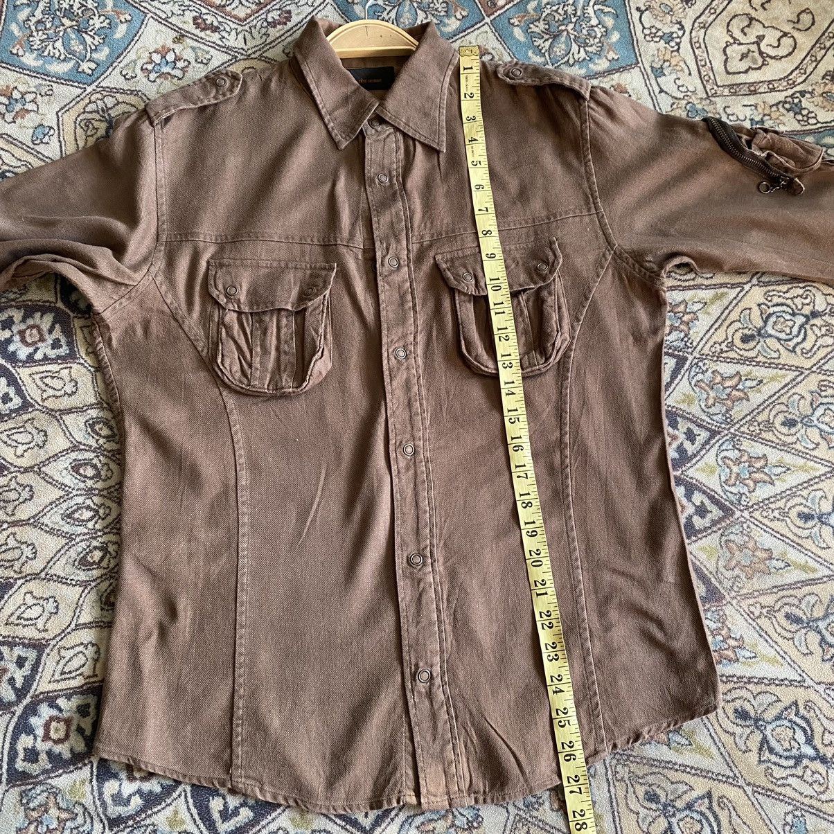 Japanese Brand Vintage Tete Homme Cargo Shirt Size US L / EU 52-54 / 3 - 13 Thumbnail