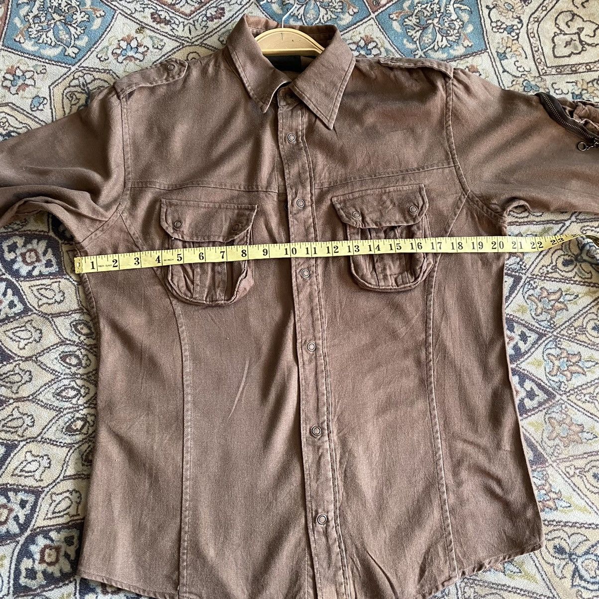 Japanese Brand Vintage Tete Homme Cargo Shirt Size US L / EU 52-54 / 3 - 12 Thumbnail
