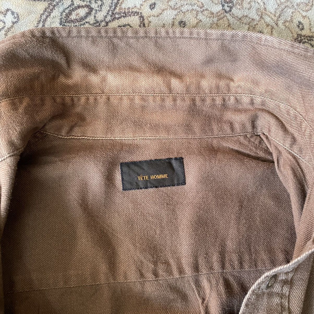 Japanese Brand Vintage Tete Homme Cargo Shirt Size US L / EU 52-54 / 3 - 11 Thumbnail