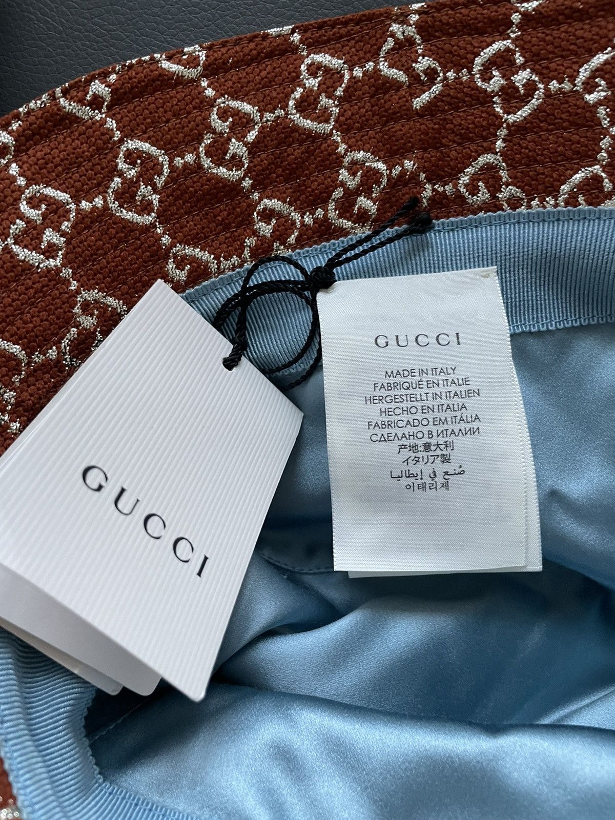Gucci Super Rare Limited Edition Runway Brand NEW GG Logo Hat Size ONE SIZE - 10 Thumbnail