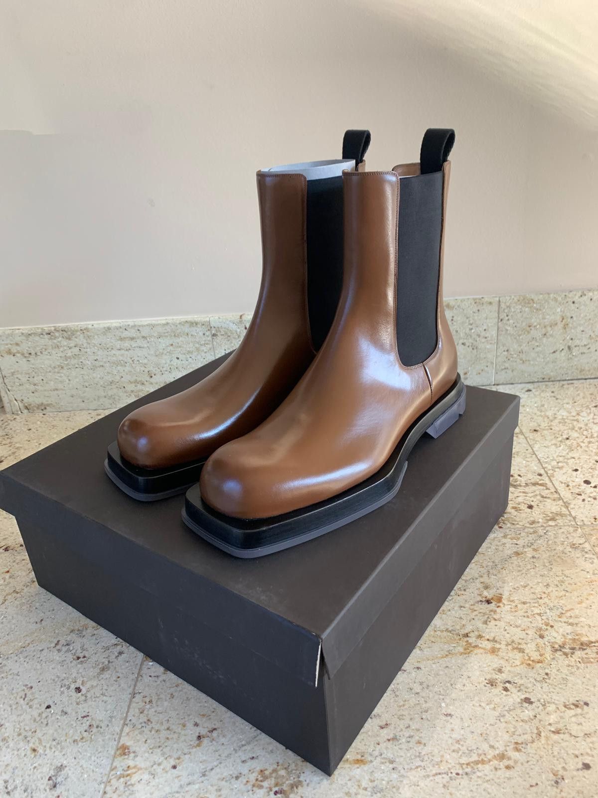 Bottega Veneta Lennon Boots in Light Brown Size US 12 / EU 45 - 3 Thumbnail
