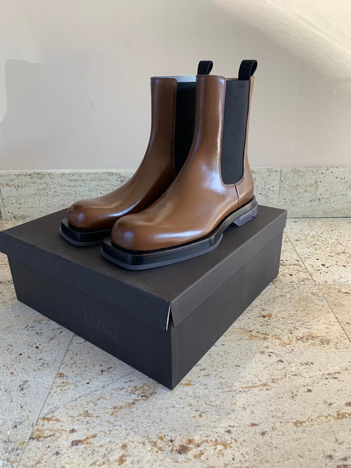 Bottega Veneta Lennon Boots in Light Brown Size US 12 / EU 45 - 6 Thumbnail