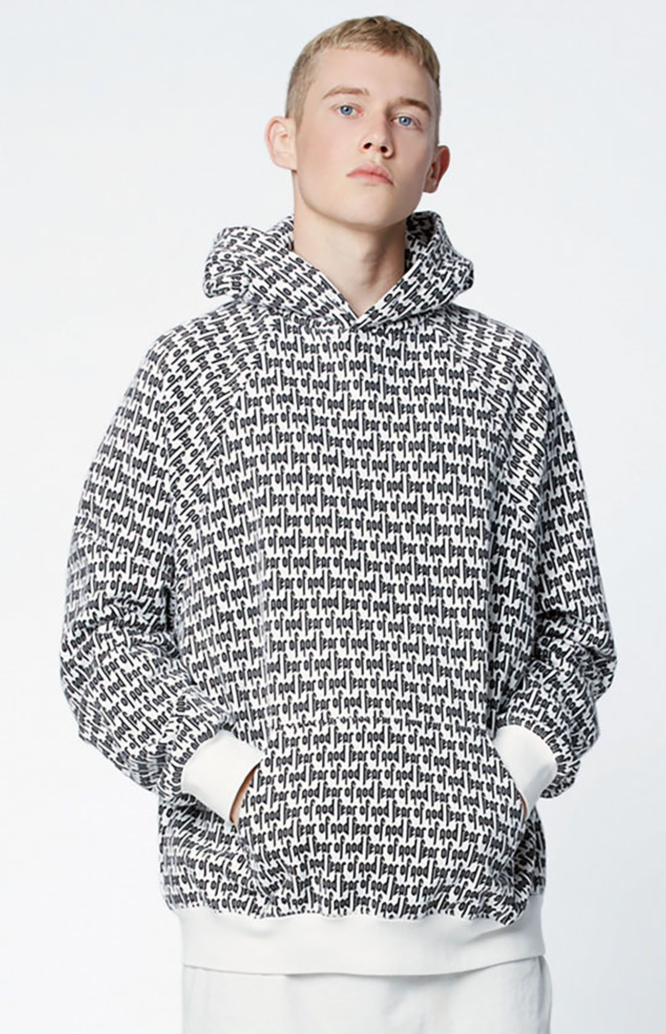 Fear of God Pattern Printed Pullover Hoodie - Collection Two | Grailed 