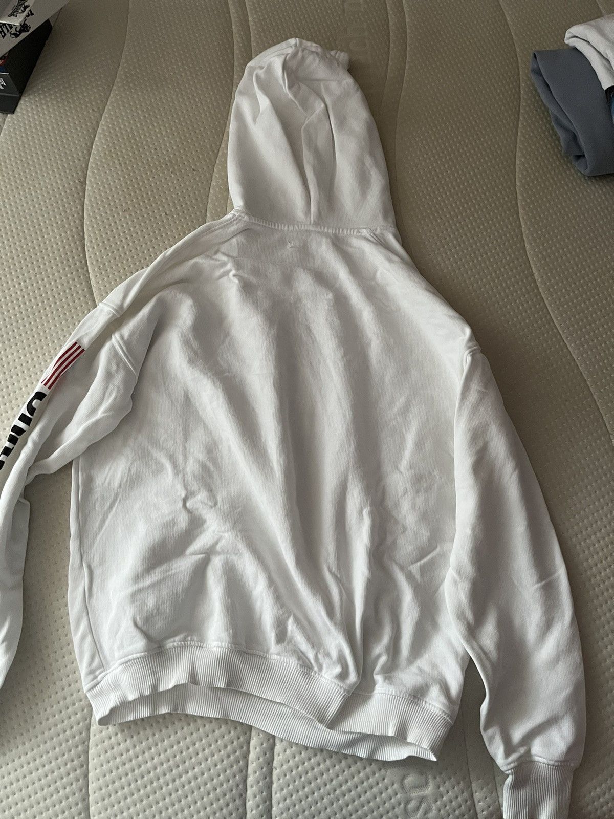 Zara White nasa hoodie Grailed