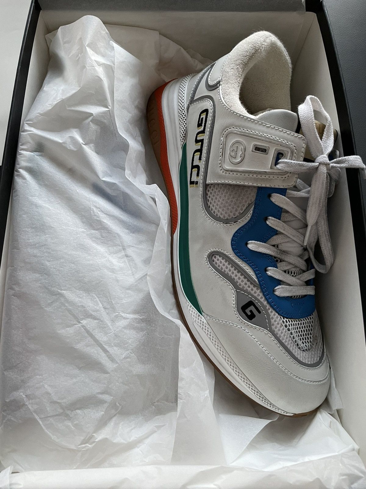 Gucci Runway Limited Edition Gucci Logo Sneakers Limited Edition Size US 11 / EU 44 - 22 Thumbnail