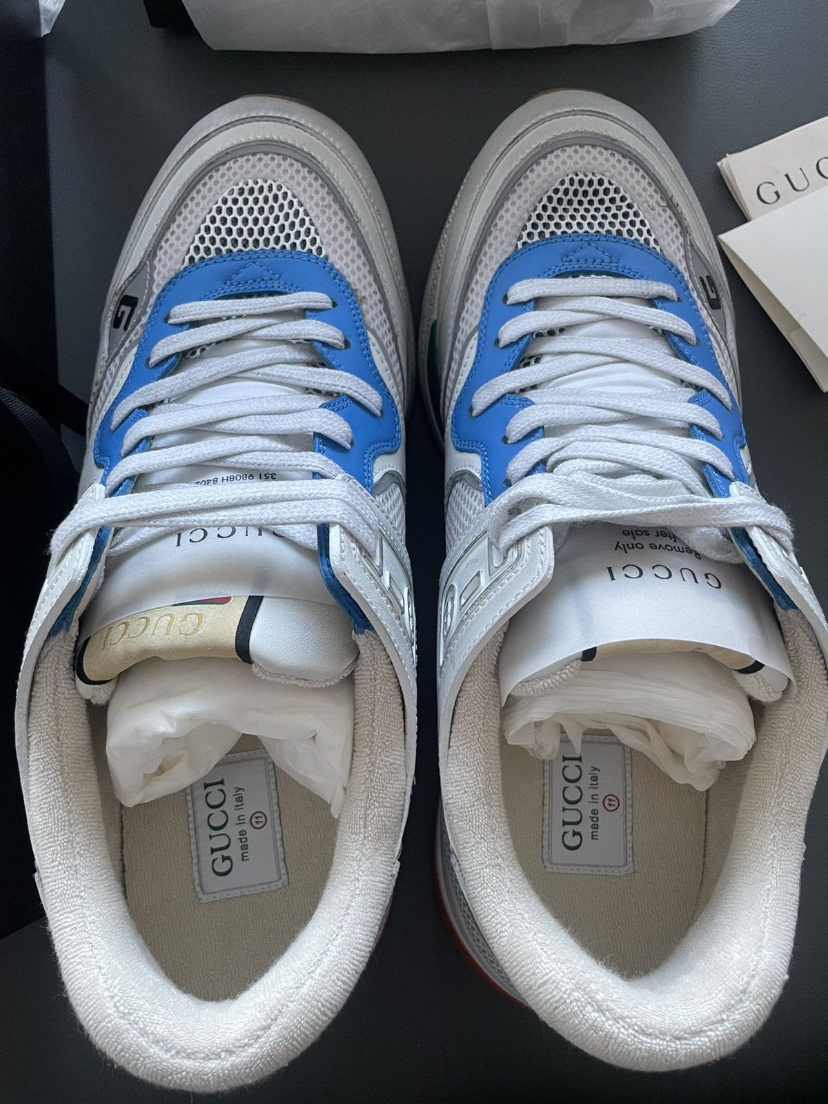 Gucci Runway Limited Edition Gucci Logo Sneakers Limited Edition Size US 11 / EU 44 - 11 Thumbnail