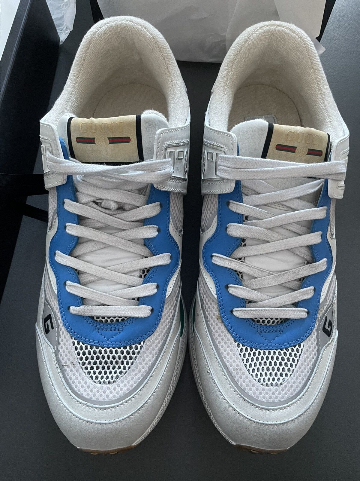 Gucci Runway Limited Edition Gucci Logo Sneakers Limited Edition Size US 11 / EU 44 - 20 Thumbnail