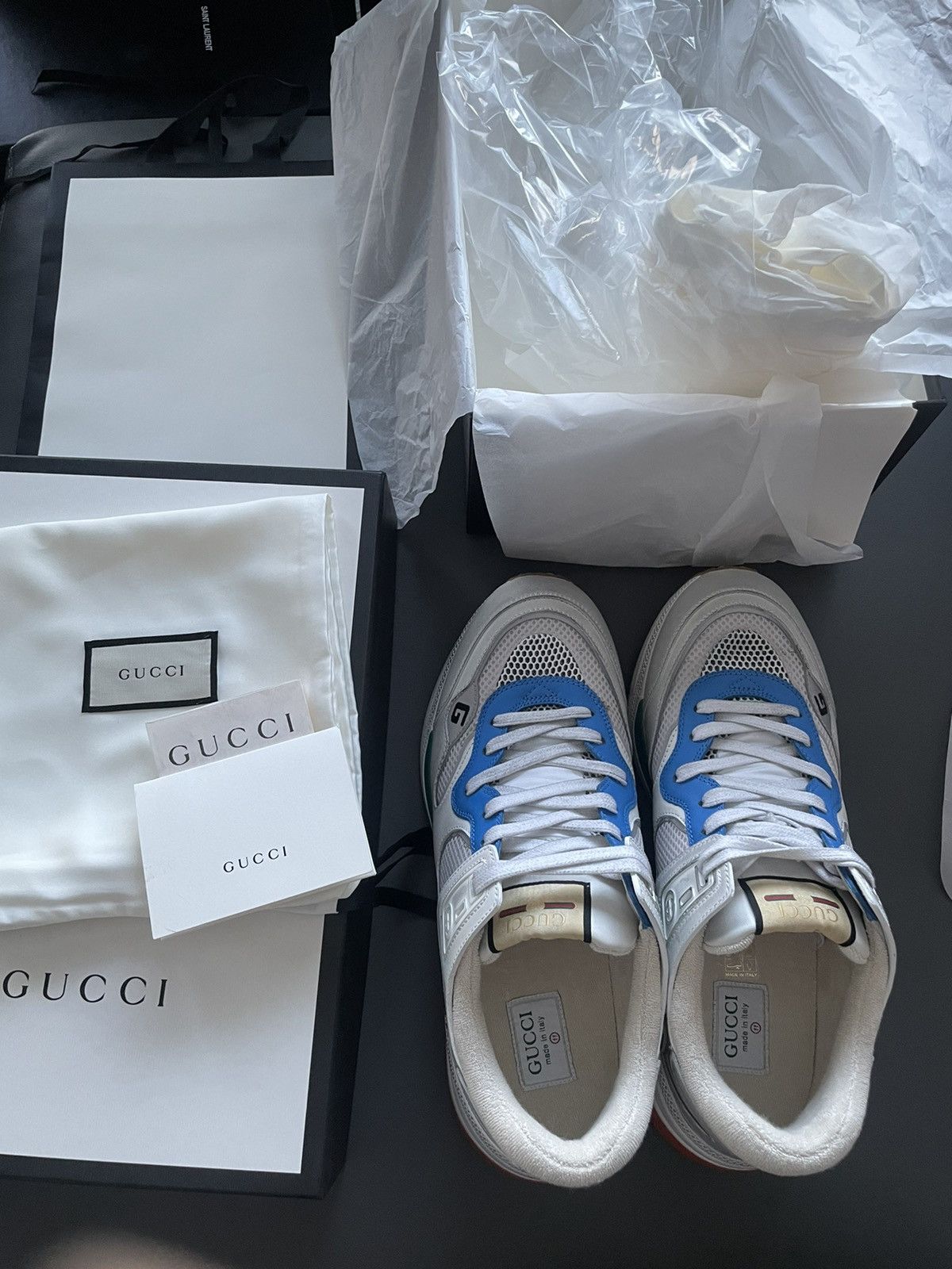 Gucci Runway Limited Edition Gucci Logo Sneakers Limited Edition Size US 11 / EU 44 - 18 Thumbnail