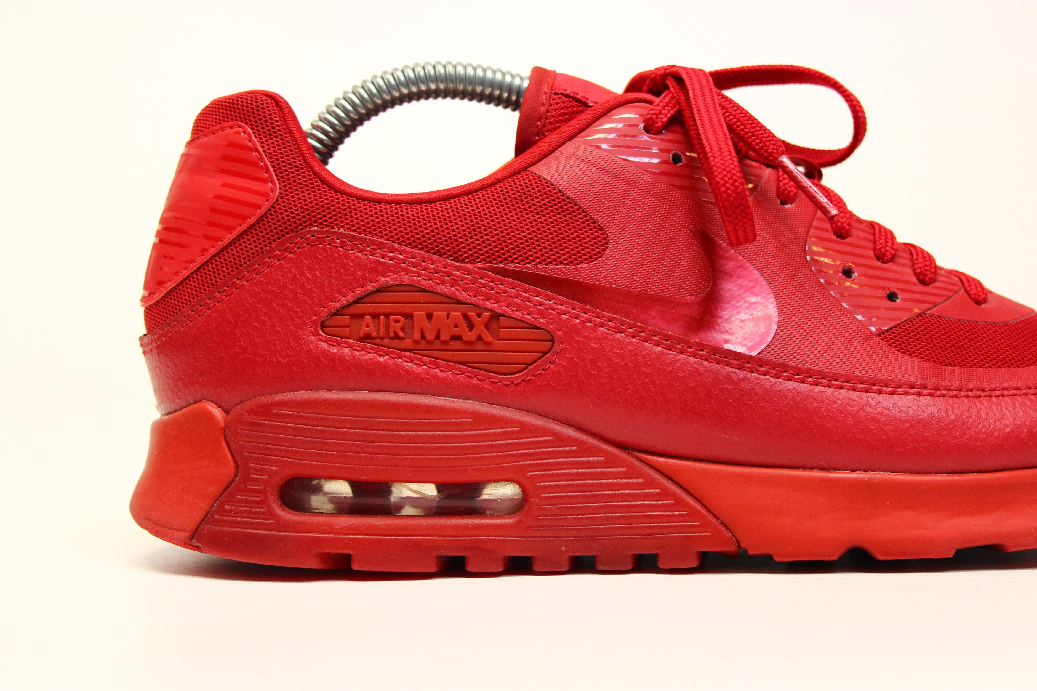 Nike 2015 Air Max 90 Ultra Essential Red | Womens Holiday Size US 8.5 / EU 41-42 - 6 Thumbnail