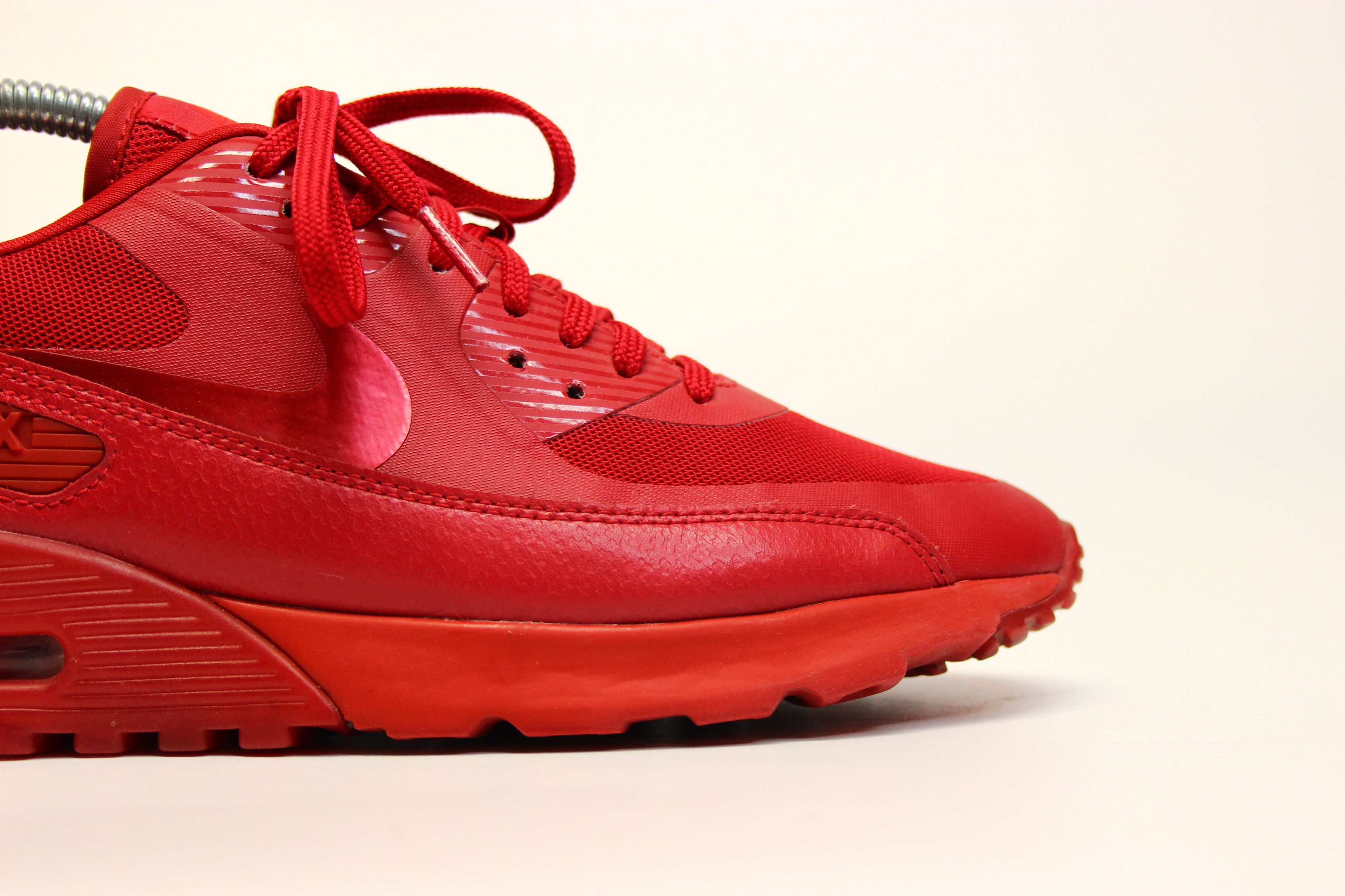 Nike 2015 Air Max 90 Ultra Essential Red | Womens Holiday Size US 8.5 / EU 41-42 - 5 Thumbnail