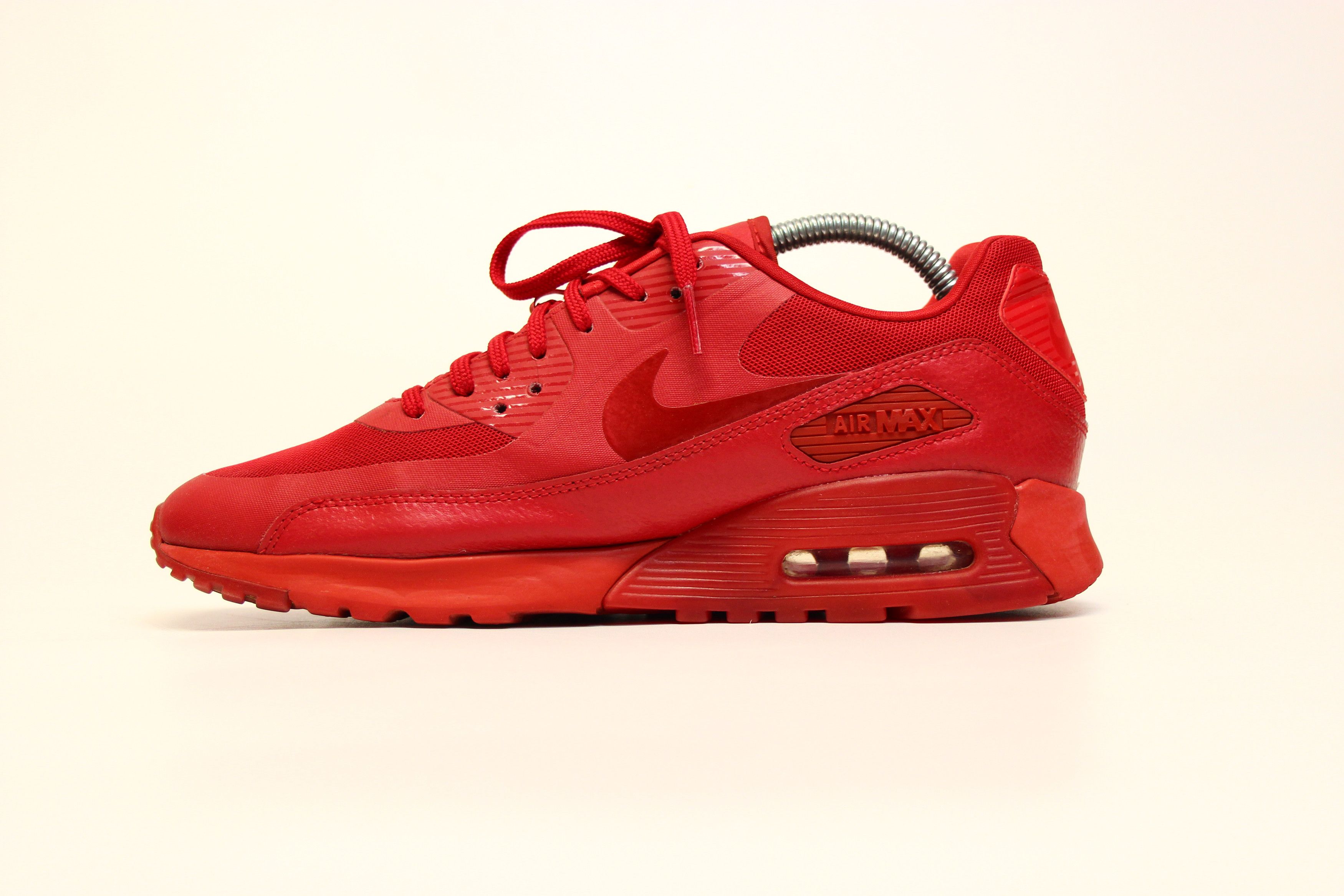 Nike 2015 Air Max 90 Ultra Essential Red | Womens Holiday Size US 8.5 / EU 41-42 - 4 Thumbnail
