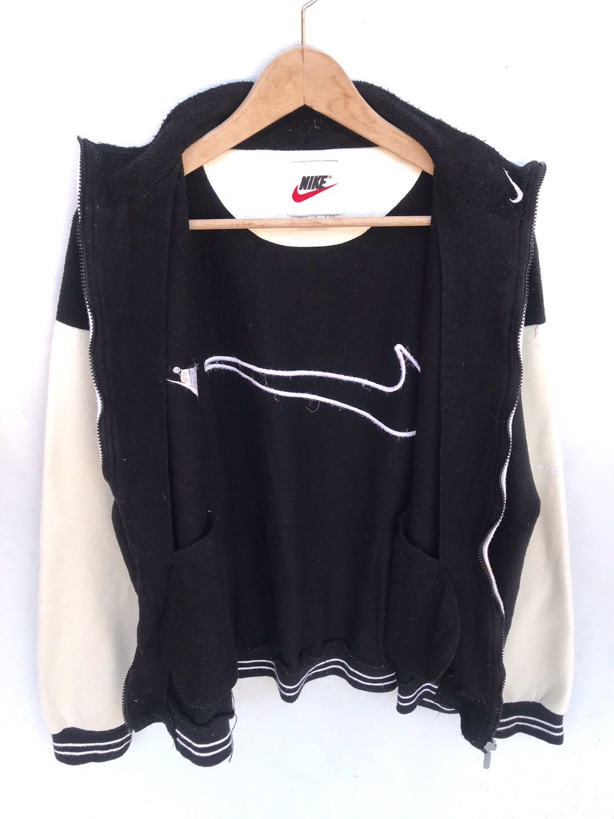 Nike × Vintage VINTAGE NIKE SWEATER, BIG LOGO DESIGN. #TS10-92. Size US L / EU 52-54 / 3 - 5 Thumbnail