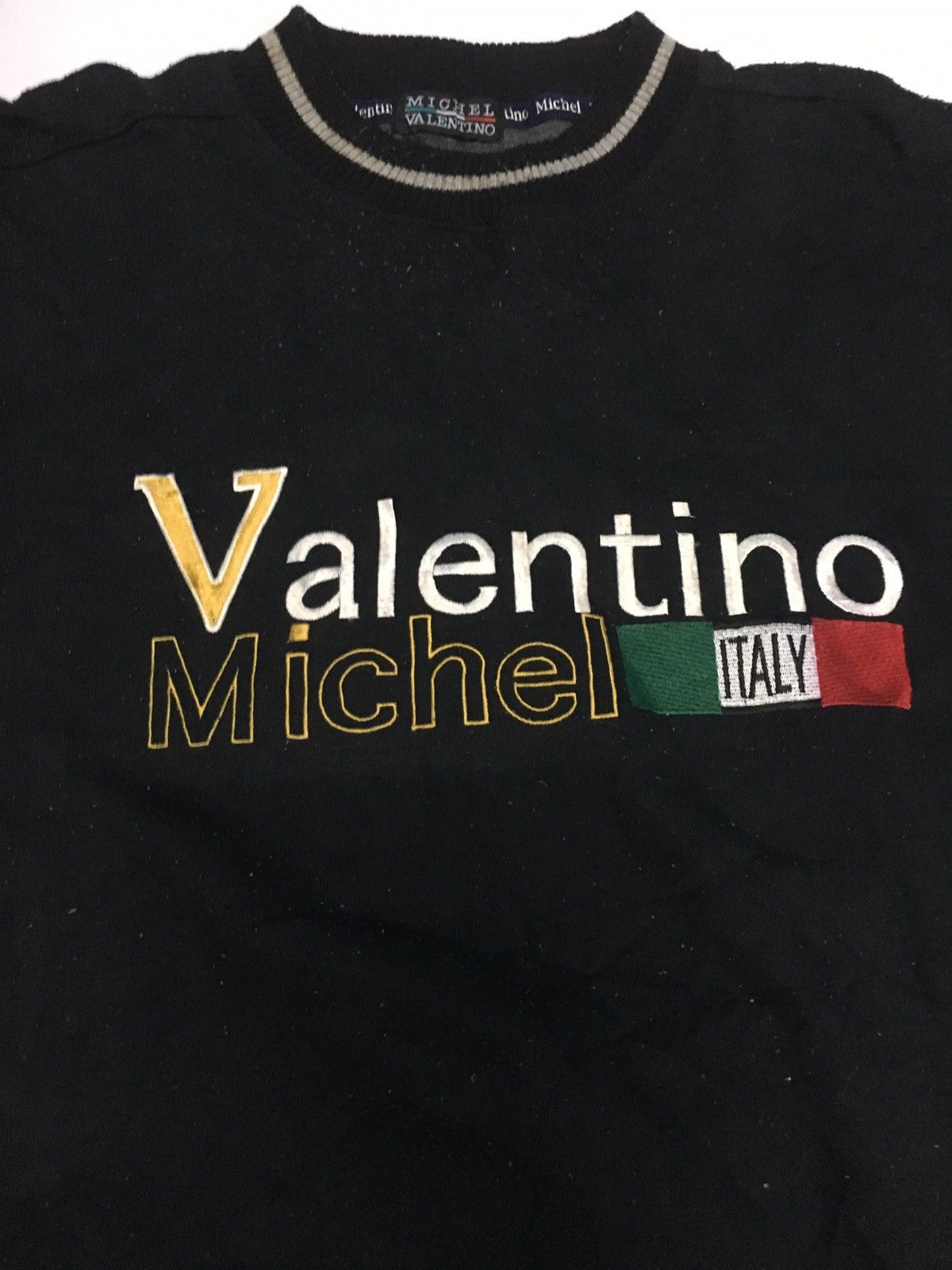 Valentino Valentino Michael Spellout Big Logo Pullover Sweater Size US M / EU 48-50 / 2 - 2 Thumbnail