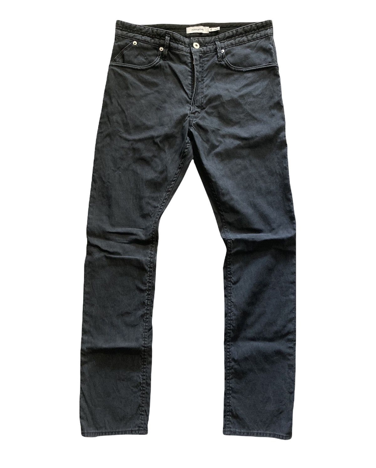 Nonnative Nonnative Japan black skinny biker jeans Size US 31 - 1 Thumbnail