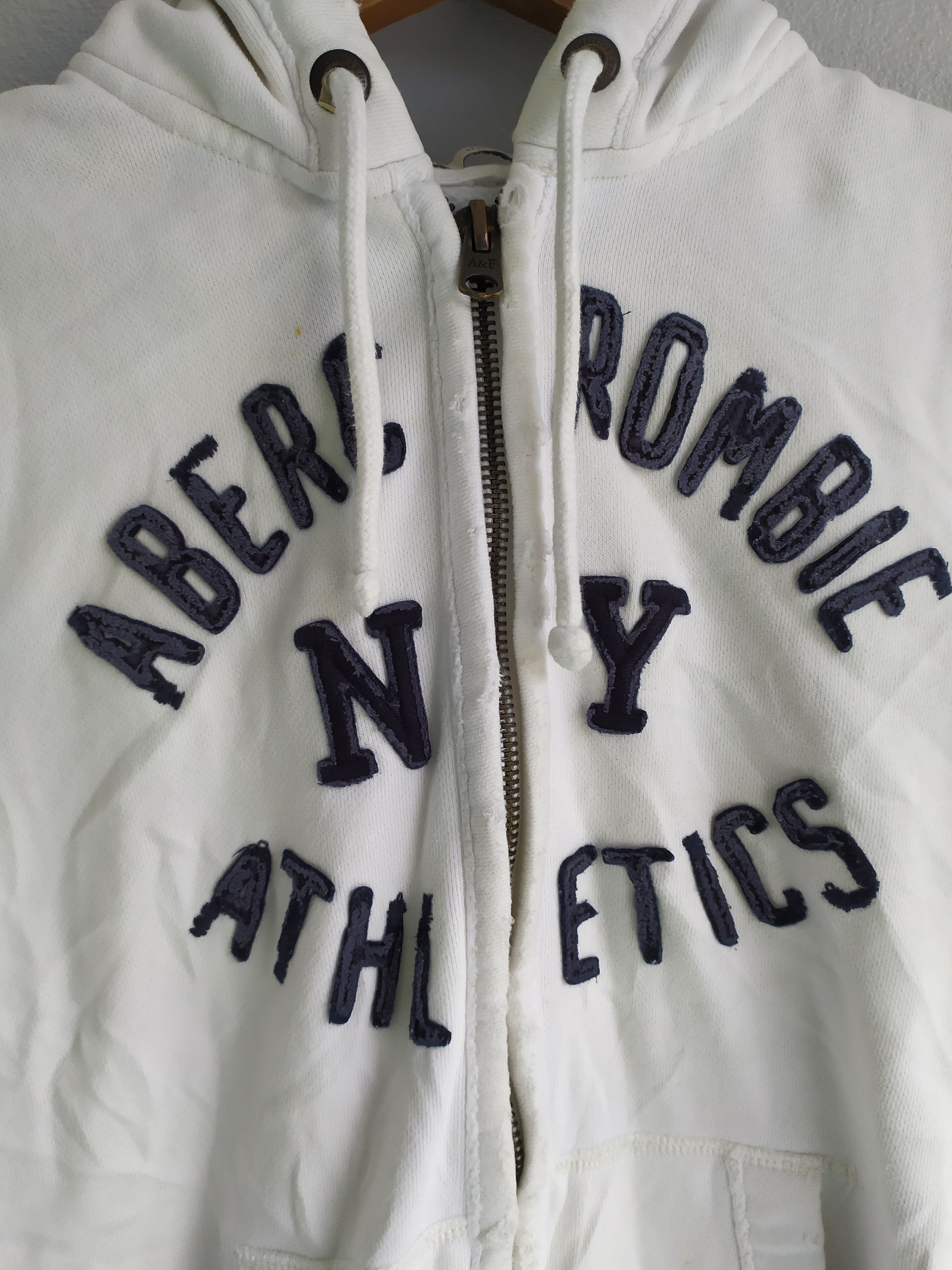 Abercrombie & Fitch × Vintage Vintage Abercrombie & Fitch Hoodie Sweater New York Size US M / EU 48-50 / 2 - 3 Thumbnail